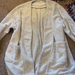 Marine Layer Cream Cardigan Sweater